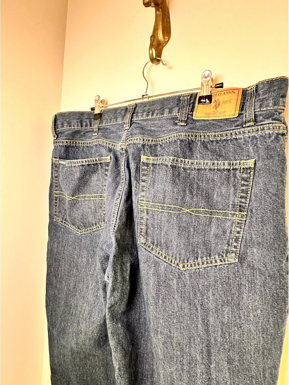 U.S. Polo Assn Men’s Jeans 38x30 Blue Denim Straight Leg Classic Fit